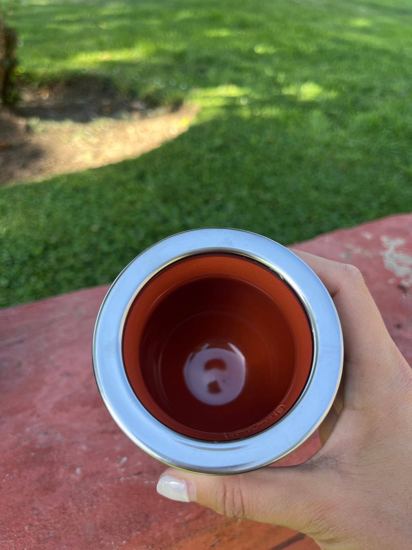 Mate de Cuero y Cerámica – Color Negro
