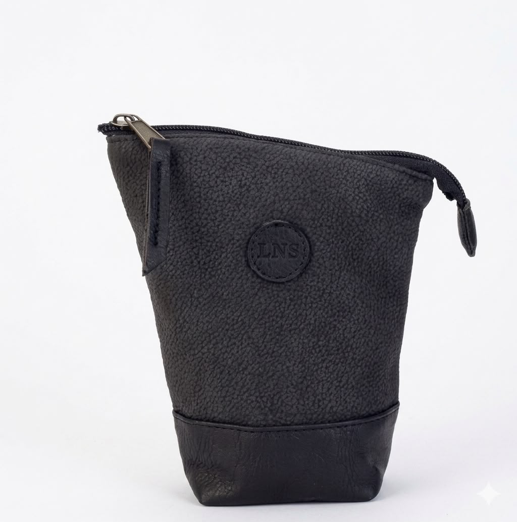 Yerbera Simil Cuero Negra con Interior Impermeable