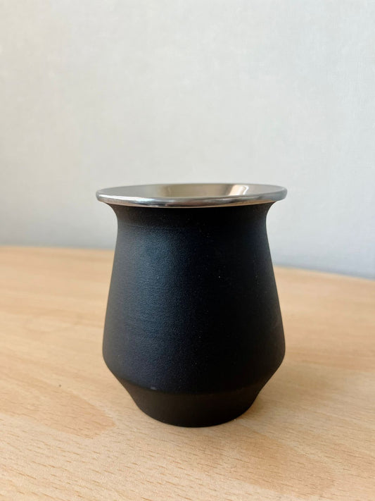 Mate de acero inoxidable Negro
