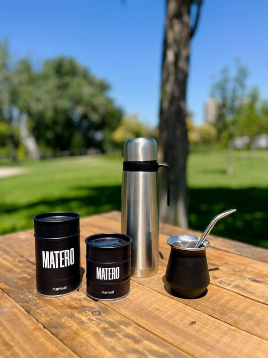 SET MATERO ACERO INOXIDABLE